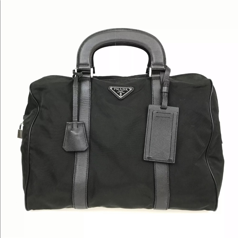 Authentic rare PRADA Nylon Handbag Green